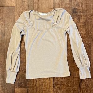 Lush Balloon Sleeve Long Sleeve Size S